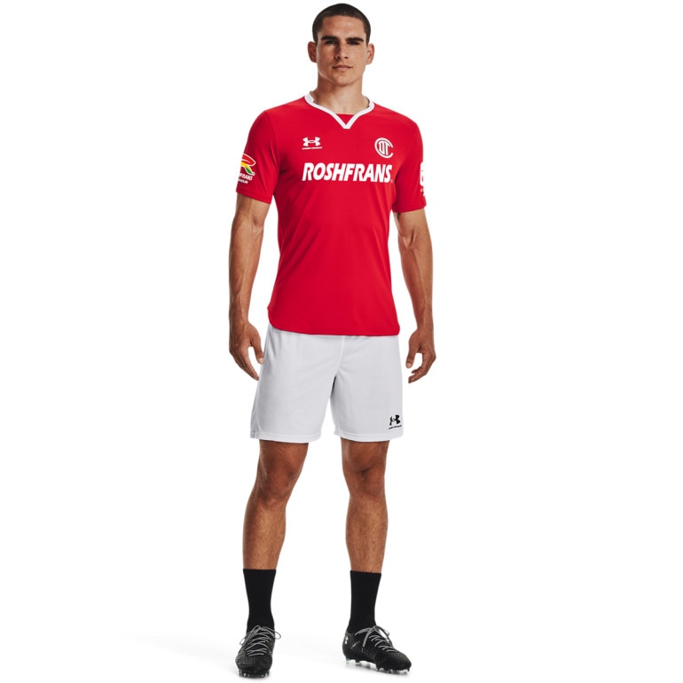 Męskie spodenki treningowe Under Armour UA M Challenger Core Short - białe