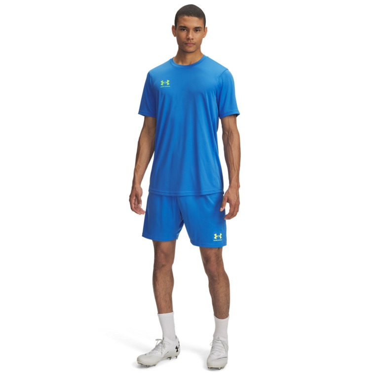 Męskie spodenki treningowe Under Armour UA M's Challenger Knit Short - niebieskie