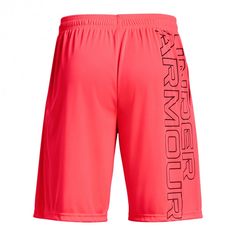 Męskie spodenki treningowe Under Armour UA Tech WM Graphic Short - łososiowe