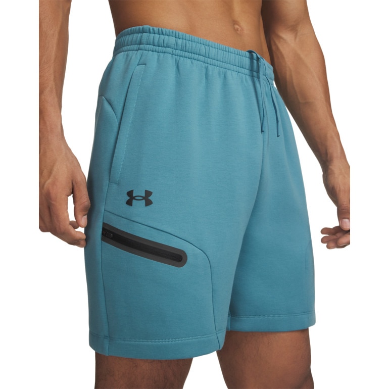 Męskie spodenki treningowe Under Armour UA Unstoppable Flc Shorts - niebieskie