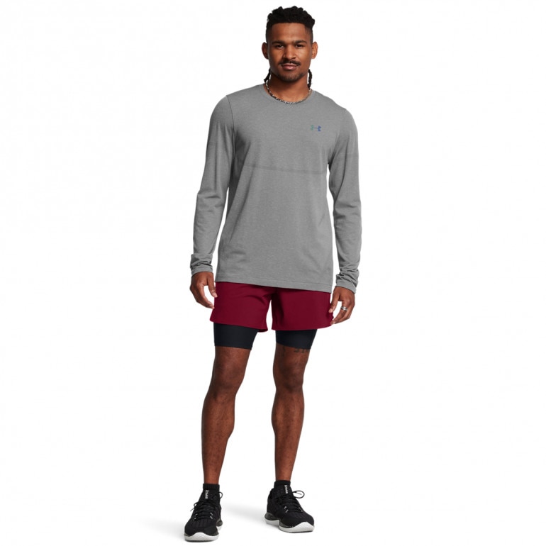 Męskie spodenki treningowe Under Armour UA Vanish Elite 2in1 Short - czerwone