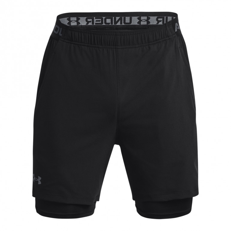 Męskie spodenki treningowe UNDER ARMOUR UA Vanish Woven 2in1 Shorts - czarne 