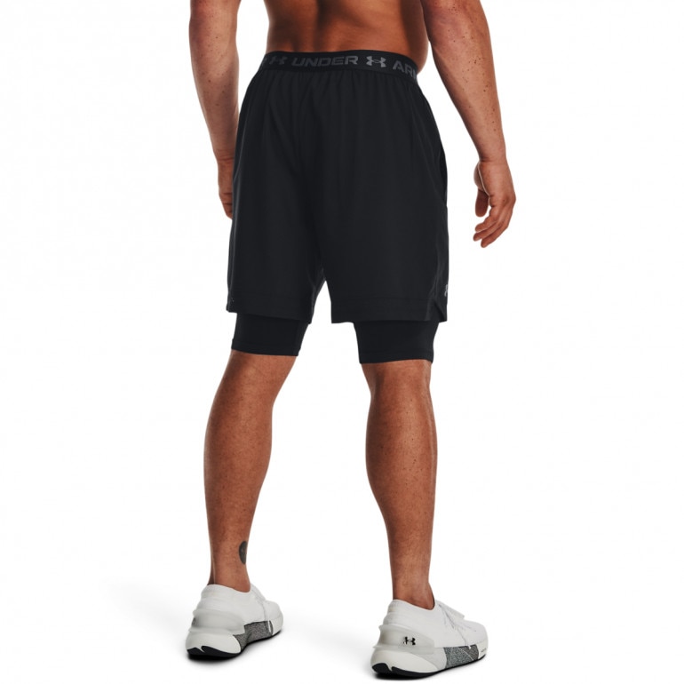 Męskie spodenki treningowe UNDER ARMOUR UA Vanish Woven 2in1 Shorts - czarne 