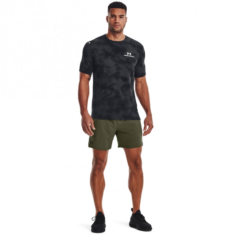 Męskie spodenki treningowe Under Armour UA Vanish Woven 6in Shorts - oliwkowe/khaki