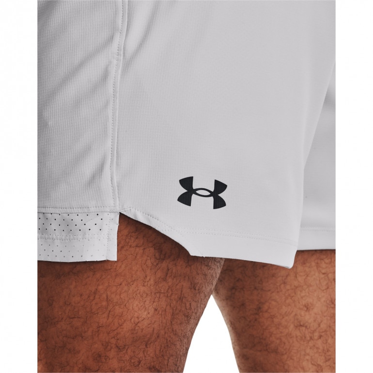 Męskie spodenki treningowe UNDER ARMOUR UA Vanish Woven 6in Shorts - szare