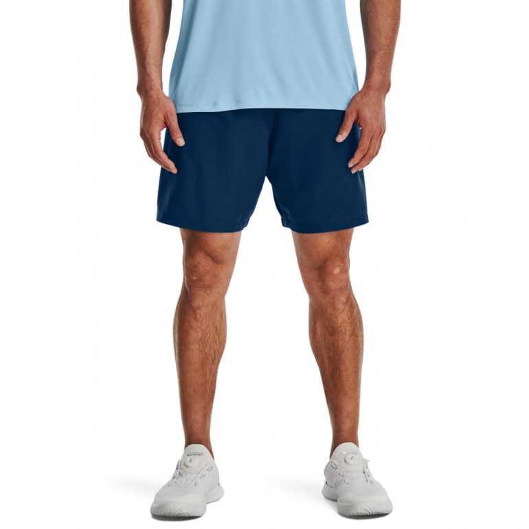 Męskie spodenki treningowe UNDER ARMOUR UA Woven Graphic Shorts - granatowe