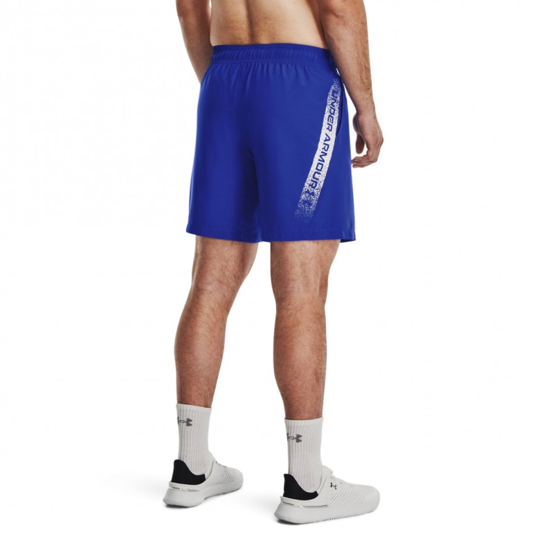Męskie spodenki treningowe Under Armour UA Woven Graphic Shorts - niebieskie
