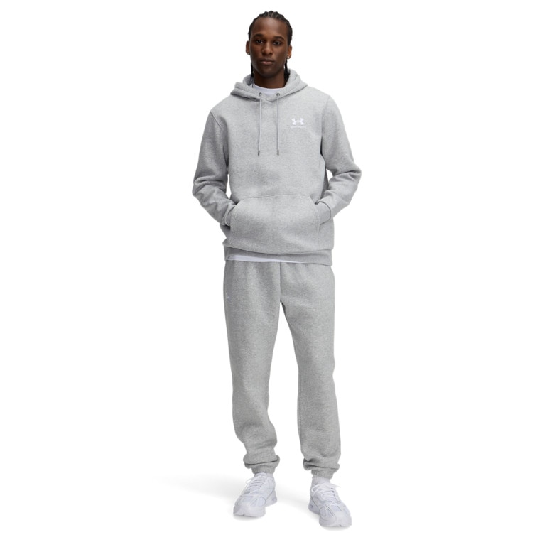 Męskie spodnie dresowe Under Armour UA Essential Fleece Jogger - szare