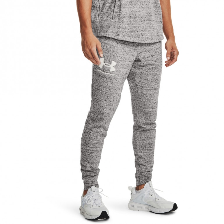 Męskie spodnie dresowe UNDER ARMOUR UA RIVAL TERRY JOGGER - szare