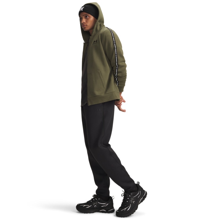 Męskie spodnie dresowe Under Armour UA Unstoppable Flc Txtrd Jogger - czarne