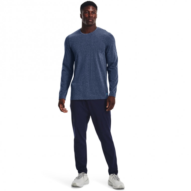 Męskie spodnie treningowe Under Armour  Unstoppable Tapered Pants - granatowe