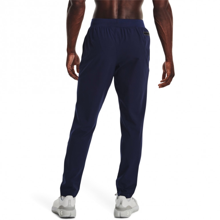 Męskie spodnie treningowe Under Armour  Unstoppable Tapered Pants - granatowe