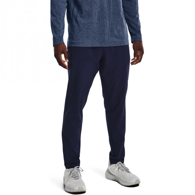 Męskie spodnie treningowe Under Armour  Unstoppable Tapered Pants - granatowe