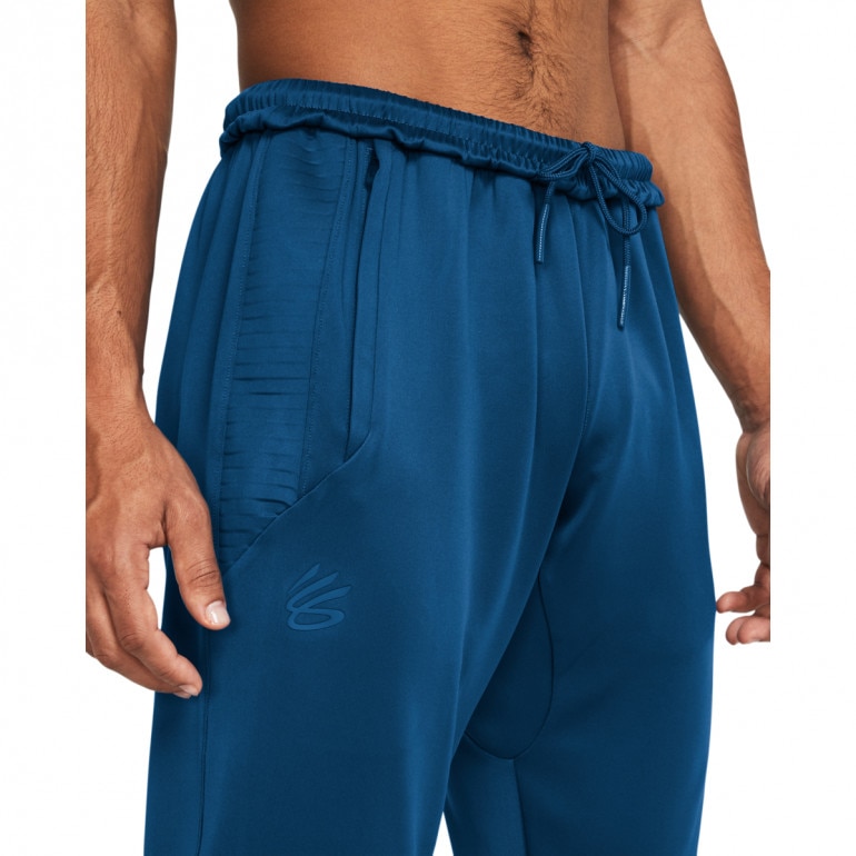 Męskie spodnie treningowe Under Armour Curry Playable Pant - niebieskie