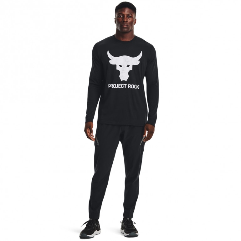 Męskie spodnie treningowe UNDER ARMOUR Project Rock Unstoppable Pants - czarne