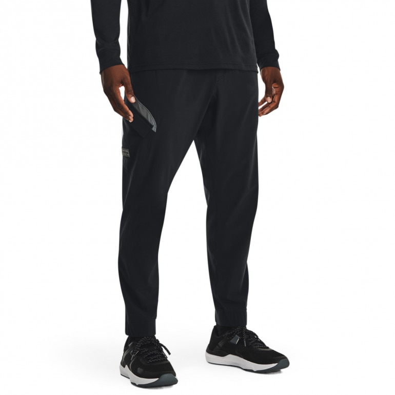 Męskie spodnie treningowe UNDER ARMOUR Project Rock Unstoppable Pants - czarne
