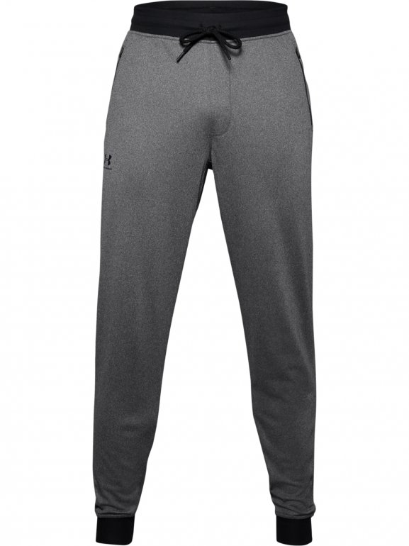 Męskie spodnie treningowe UNDER ARMOUR SPORTSTYLE TRICOT JOGGER - grafitowe