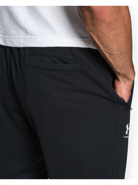 Męskie spodnie treningowe UNDER ARMOUR SPORTSTYLE TRICOT JOGGER - czarne