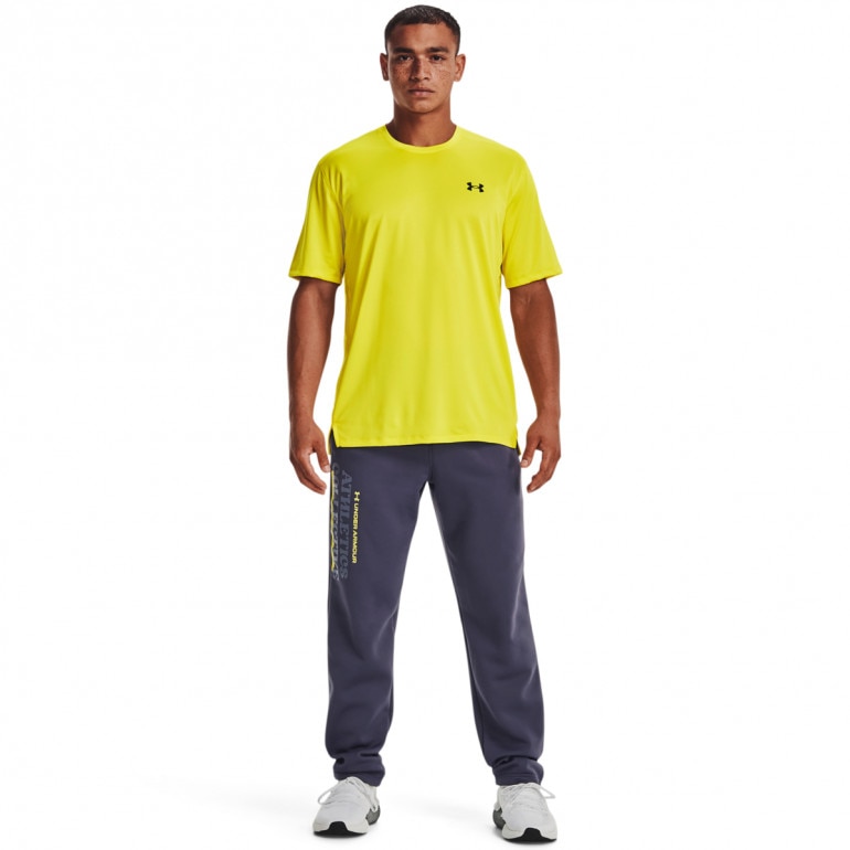 Męskie spodnie treningowe Under Armour UA Armour Fleece Pant - grafitowe