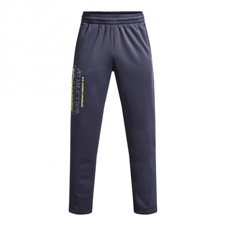 Męskie spodnie treningowe Under Armour UA Armour Fleece Pant - grafitowe