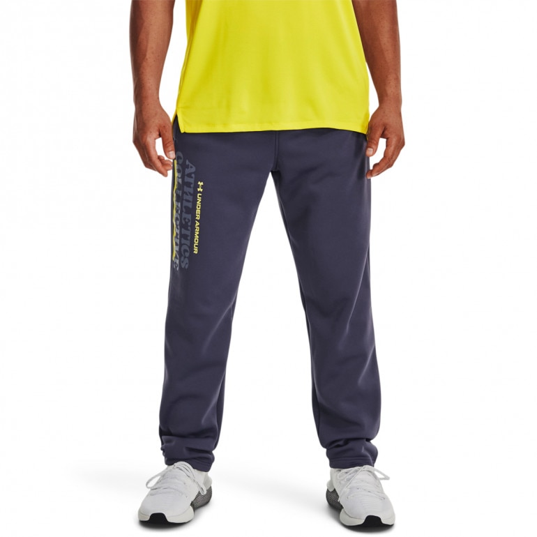 Męskie spodnie treningowe Under Armour UA Armour Fleece Pant - grafitowe