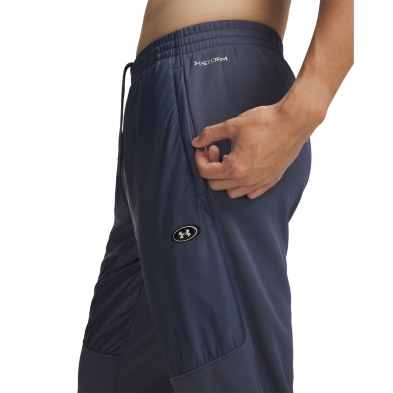 Męskie spodnie treningowe Under Armour UA Armour Fleece Utility Pant - granatowe