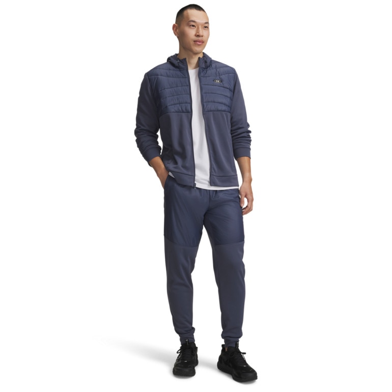 Męskie spodnie treningowe Under Armour UA Armour Fleece Utility Pant - granatowe