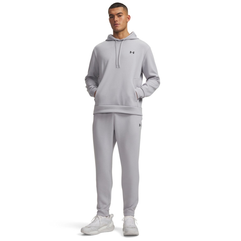 Męskie spodnie treningowe Under Armour UA Flex Fleece Tapered - szare