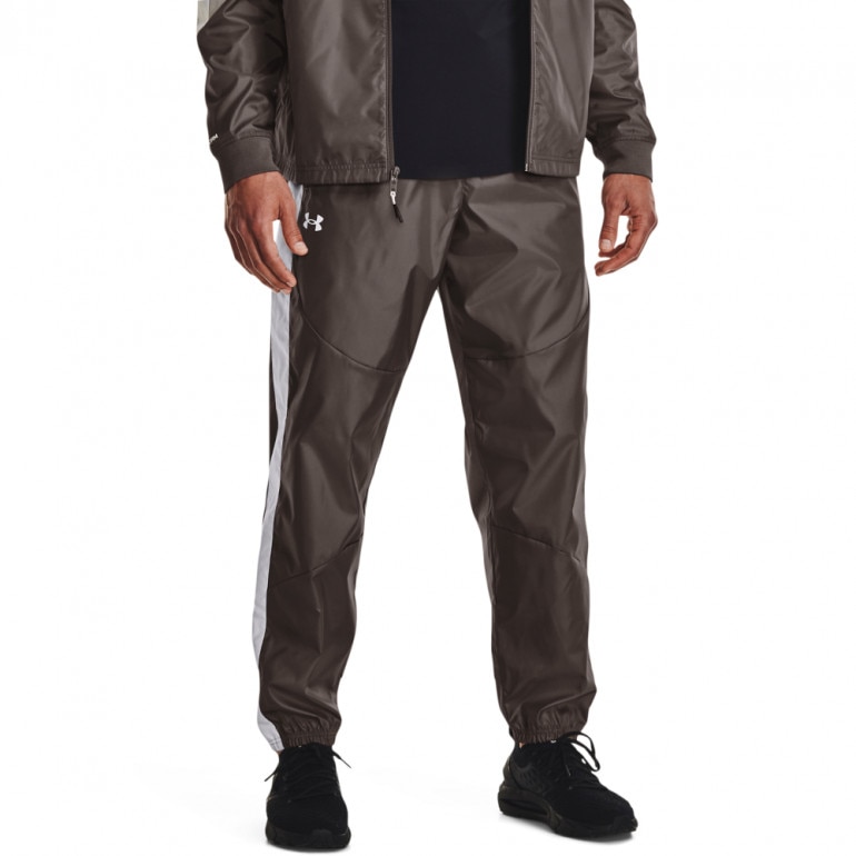 Męskie spodnie treningowe UNDER ARMOUR UA Legacy Woven Pants - szare