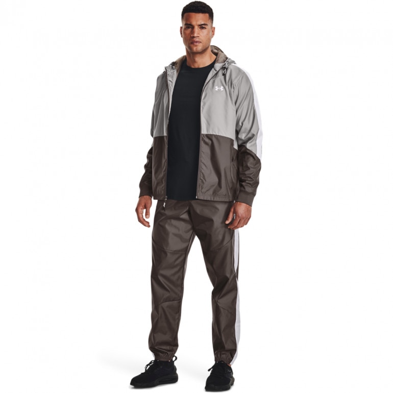 Męskie spodnie treningowe UNDER ARMOUR UA Legacy Woven Pants - szare