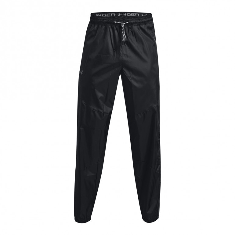 Męskie spodnie treningowe UNDER ARMOUR UA Legacy Woven Pants - czarne
