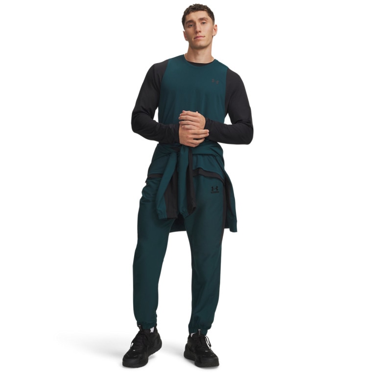 Męskie spodnie treningowe Under Armour UA Tech Sport Pant - turkusowe