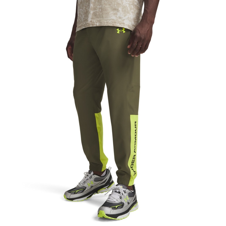 Męskie spodnie treningowe Under Armour UA Tech Utility Woven Pant - khaki