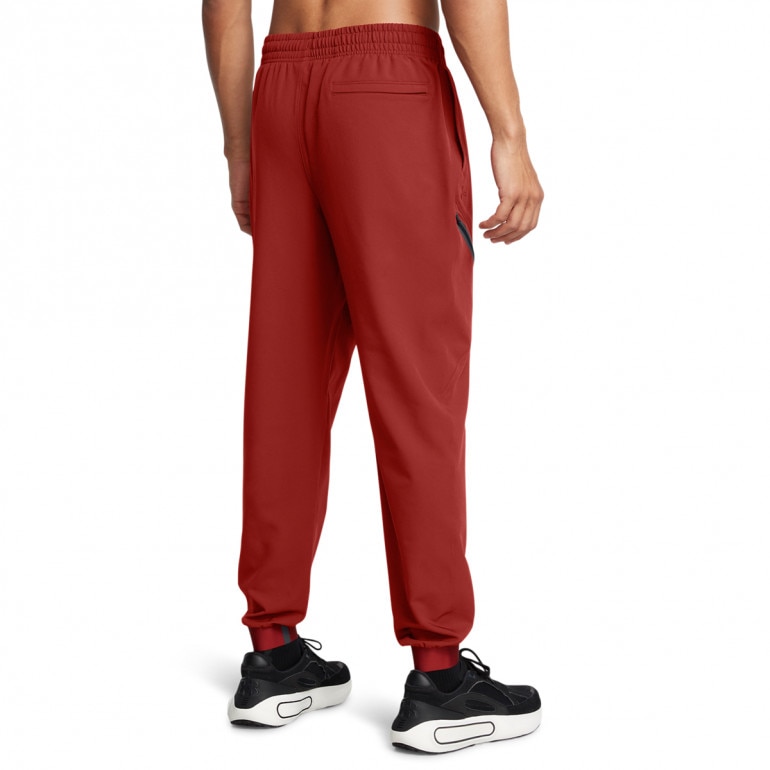 Męskie spodnie treningowe Under Armour UA Unstoppable Joggers - czerwone