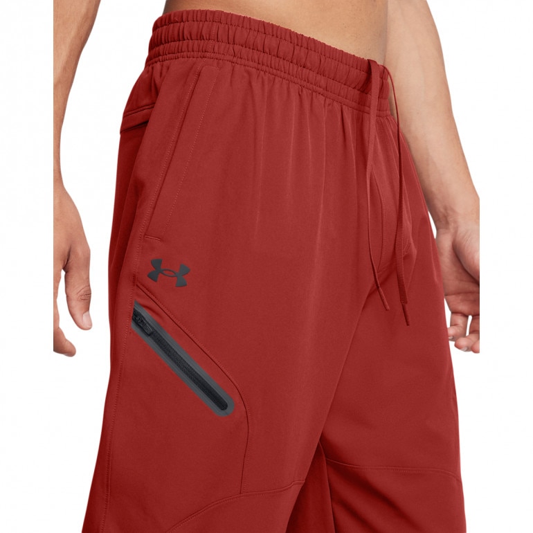 Męskie spodnie treningowe Under Armour UA Unstoppable Joggers - czerwone