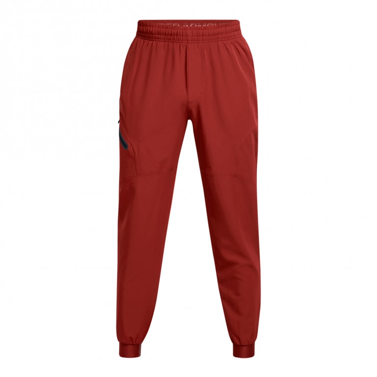 Męskie spodnie treningowe Under Armour UA Unstoppable Joggers - czerwone