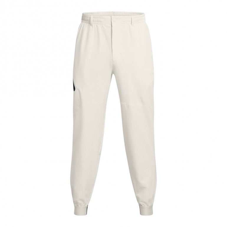 Męskie spodnie treningowe Under Armour UA Unstoppable Joggers - białe