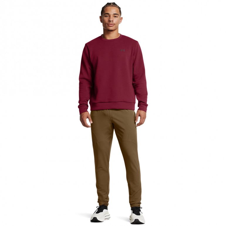 Męskie spodnie treningowe Under Armour UA Unstoppable Tapered Pants - brązowe