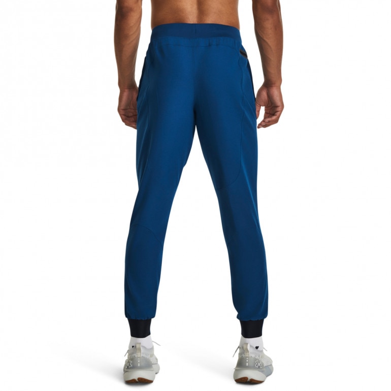 Męskie spodnie treningowe Under Armour UA Unstoppable Txtr Jogger - granatowe