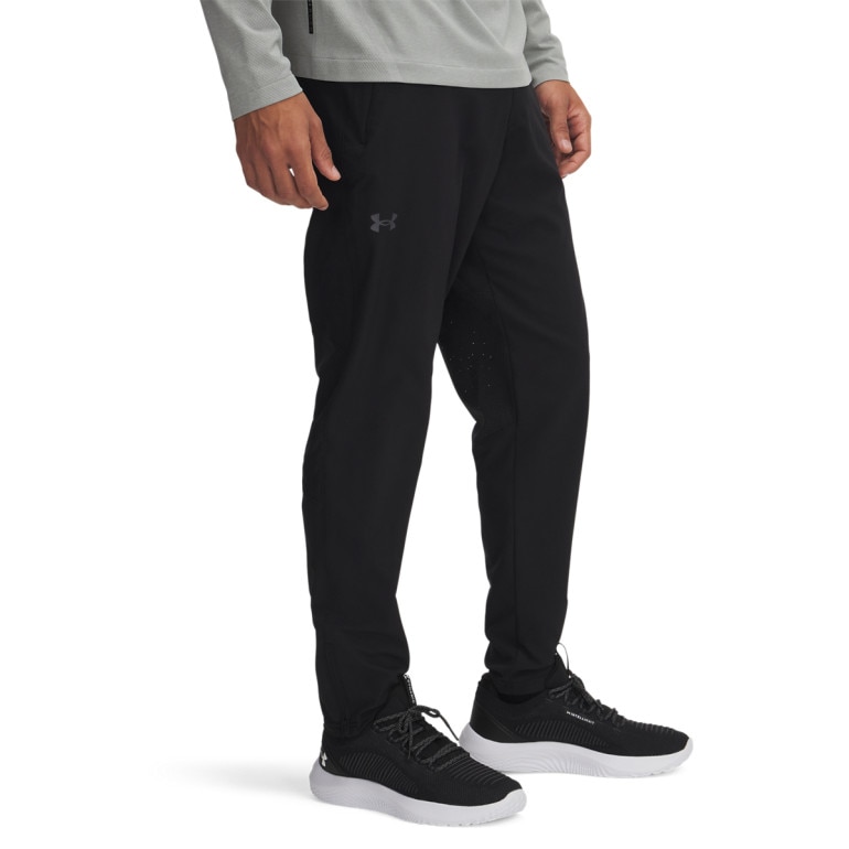 Męskie spodnie treningowe Under Armour UA Vanish Woven Tapered - czarne