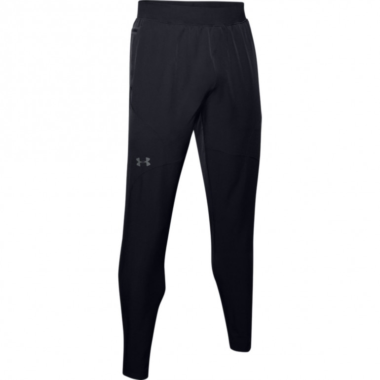 Męskie spodnie treningowe UNDER ARMOUR UNSTOPPABLE TAPERED PANTS - czarne