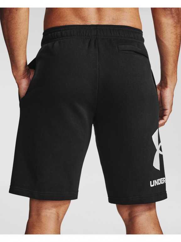 Męskie szorty dresowe UNDER ARMOUR Rival Fleece Short - czarne