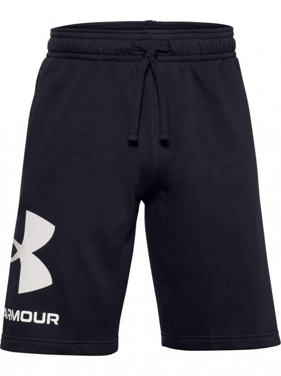 Męskie szorty dresowe UNDER ARMOUR Rival Fleece Short - czarne