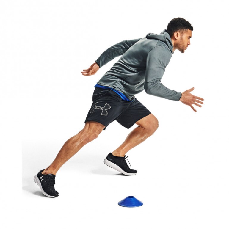 Męskie szorty treningowe UNDER ARMOUR TECH GRAPHIC SHORT - czarne