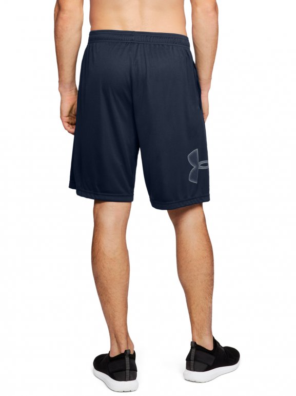 Męskie szorty treningowe UNDER ARMOUR TECH GRAPHIC SHORT - granatowe