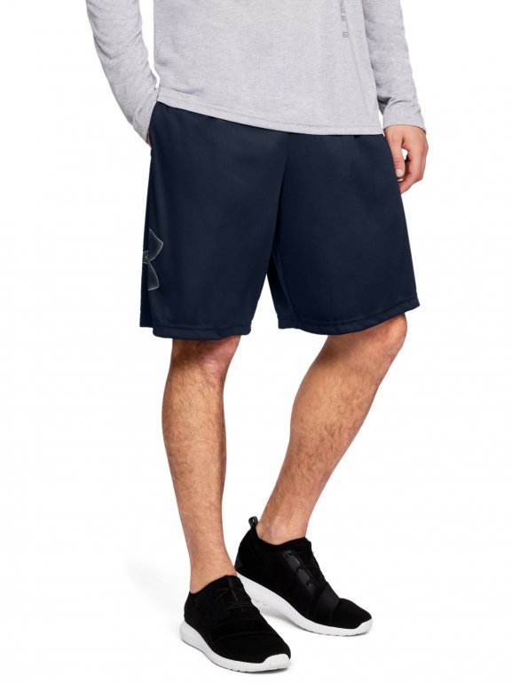 Męskie szorty treningowe UNDER ARMOUR TECH GRAPHIC SHORT - granatowe