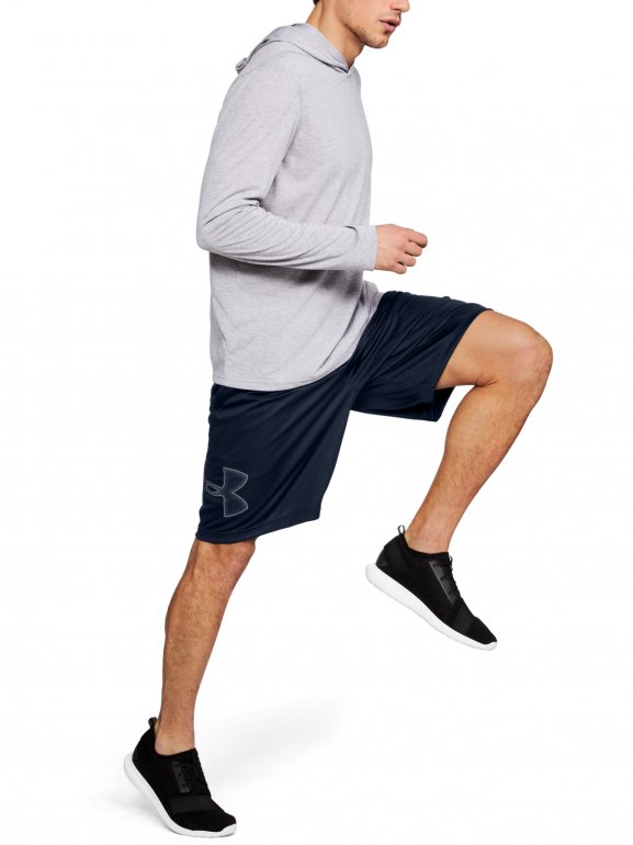 Męskie szorty treningowe UNDER ARMOUR TECH GRAPHIC SHORT - granatowe