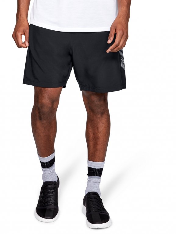 Męskie szorty treningowe UNDER ARMOUR Woven Graphic Shorts - czarne