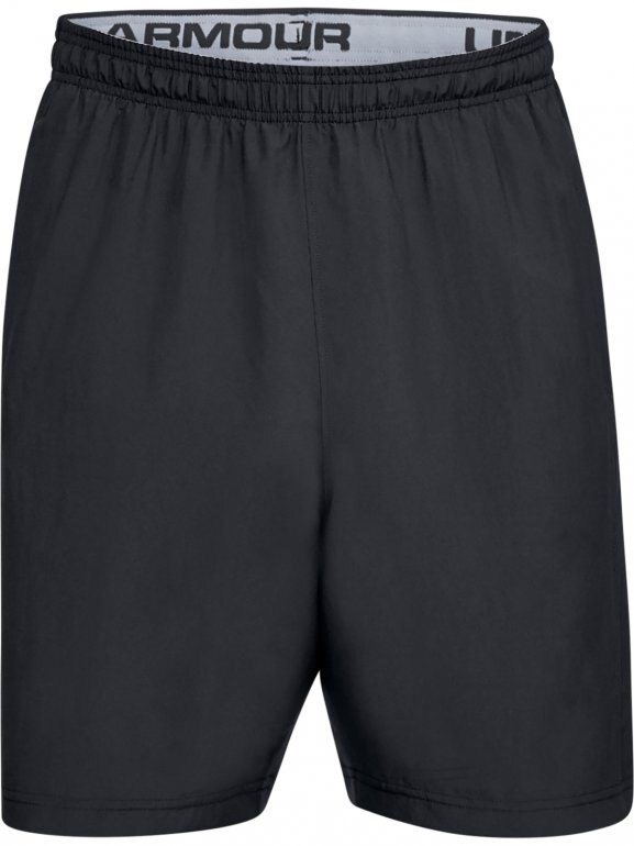 Męskie szorty treningowe UNDER ARMOUR Woven Graphic Wordmark Shorts - czarne