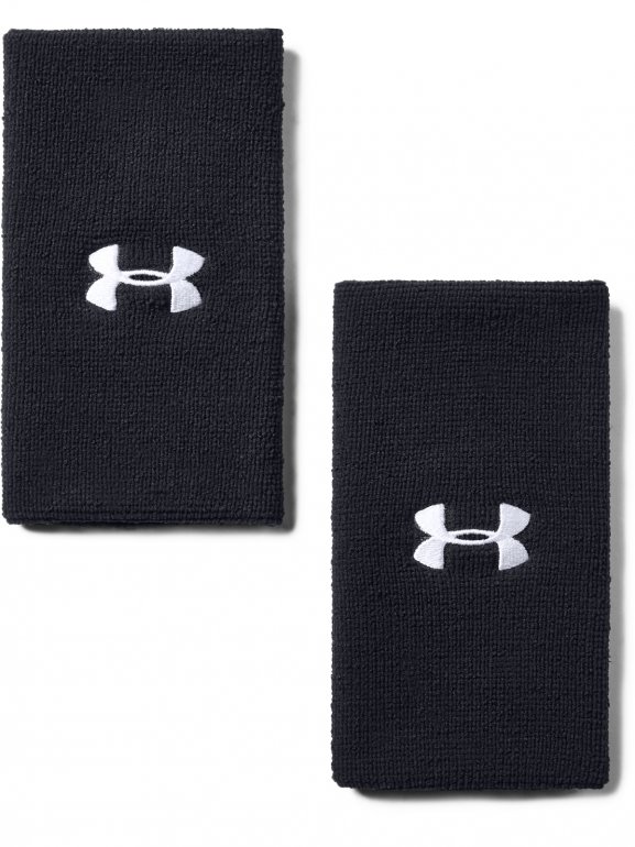 Opaska treningowa na nadgarstek uniseks UNDER ARMOUR 6 Performance Wristband - czarna
